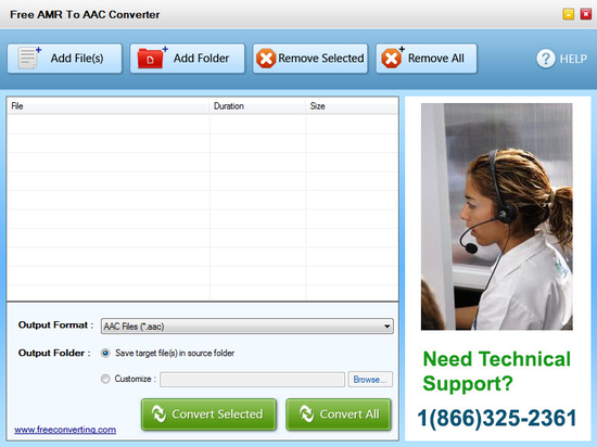 Free AMR to AAC Converter