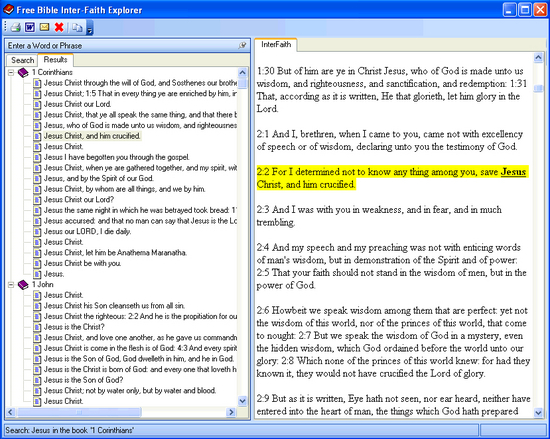 Free Bible InterFaith Explorer