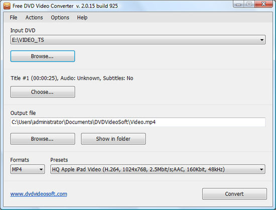Free DVD Video Converter