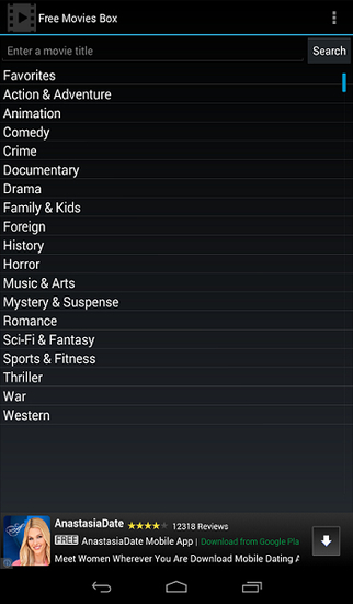 Free Movies Box for Android