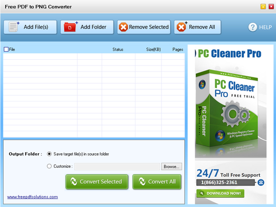 Free PDF to PNG Converter