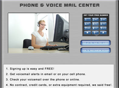 Free Phone Number With Voice Mail Center