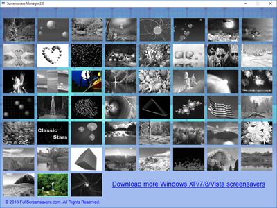 Free Screensavers Manager