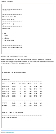 FREE WEB SITE UPTIME MONITOR SERVICE