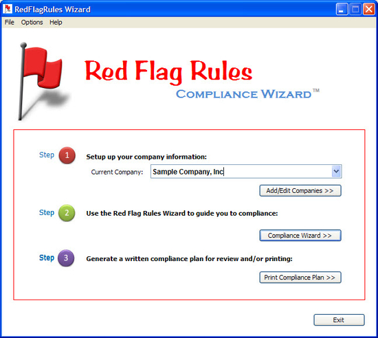 FTC Red Flag Rules Wizard