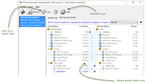 FTP Synchronizer