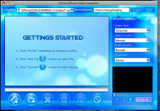 GPhone Video Converter for MAC(intel)