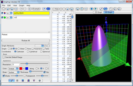 Graphing Calculator 3D