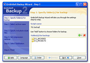 GridinSoft Backup