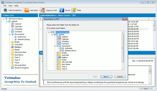 GroupWise to Outlook Email Migration