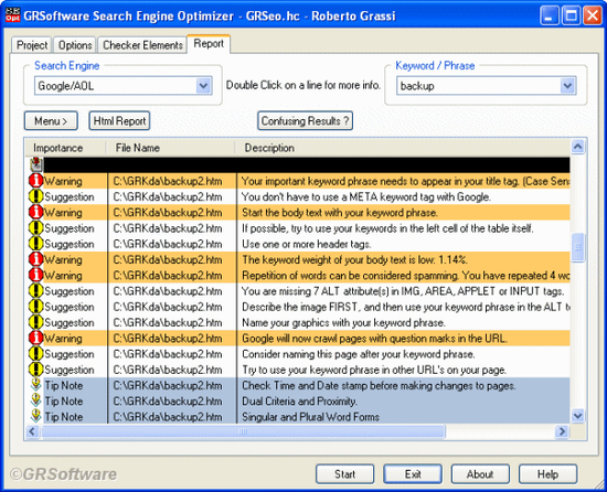 GRSeo Search Engine Optimizer