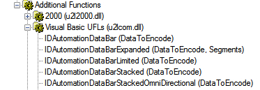 GS1 DataBar UFL for Crystal Reports