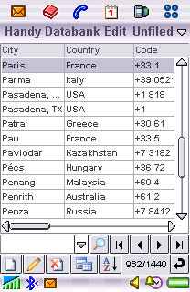 Handy Databank for Sony Ericsson