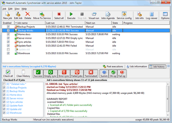 Heatsoft Automatic Synchronizer