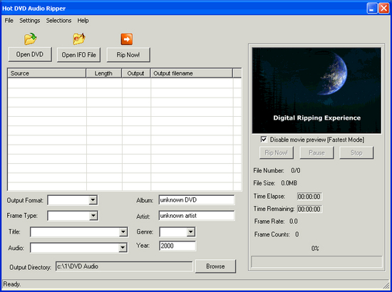 Hot DVD Audio Ripper