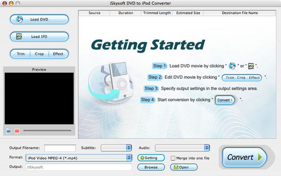 iBestsoft DVD to iPod Converter  Mac