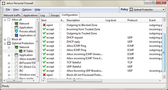 Jetico Personal Firewall