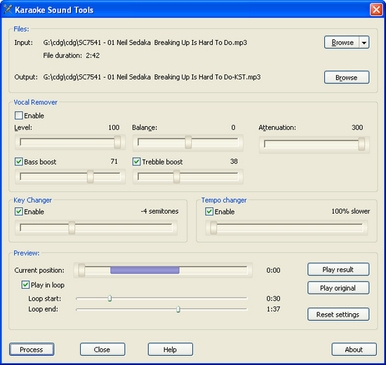 Karaoke Sound Tools