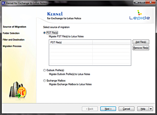 Kernel for PST to NSF