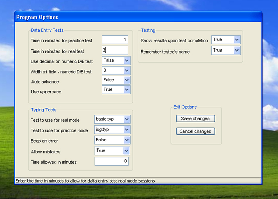 Keyboarding Skills Test