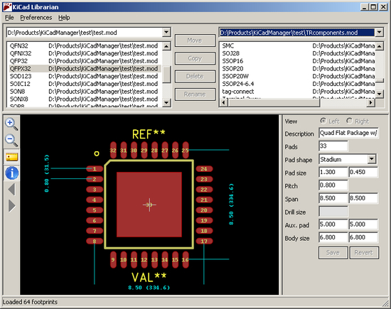 KiCad Librarian