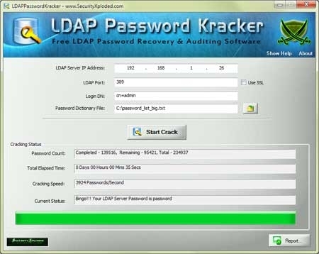 LDAP Password Kracker