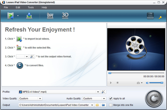 Leawo iPad Video Converter