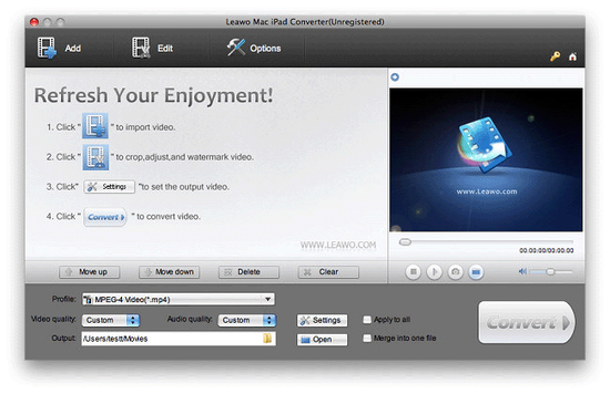 Leawo Mac iPad Converter