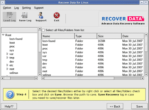 Linux Partition Data Recovery