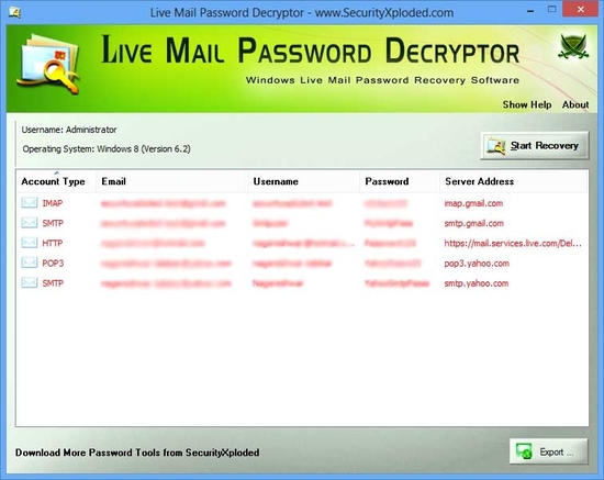 outlook password decryptor safe