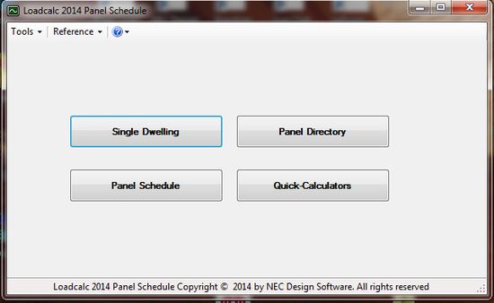 Loadcalc 2014 Panel Schedule