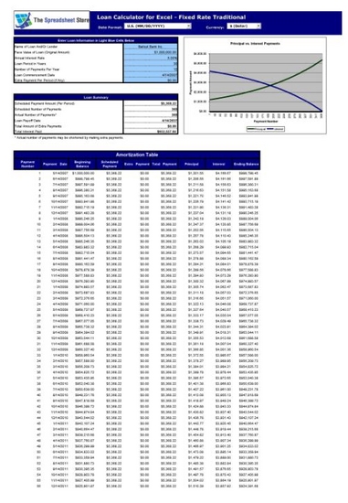 Loan Calculator for Excel