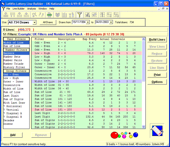 LotWin Lite Lottery Line Builder