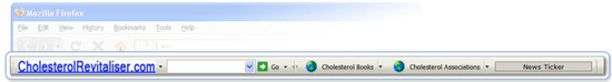 Lowering Cholesterol Firefox Toolbar