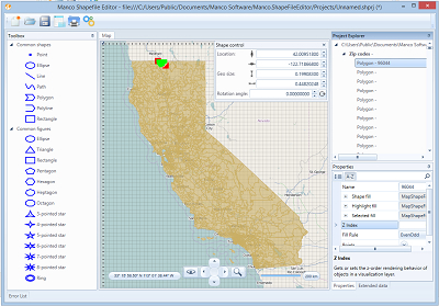 Manco Shapefile Editor