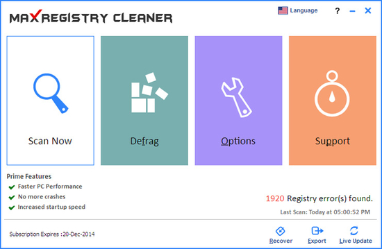 Max Registry Cleaner