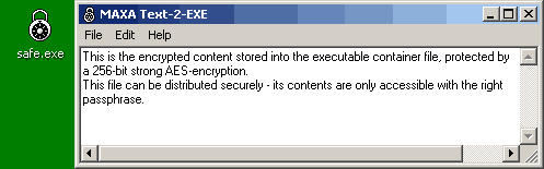 MAXA Text2EXE