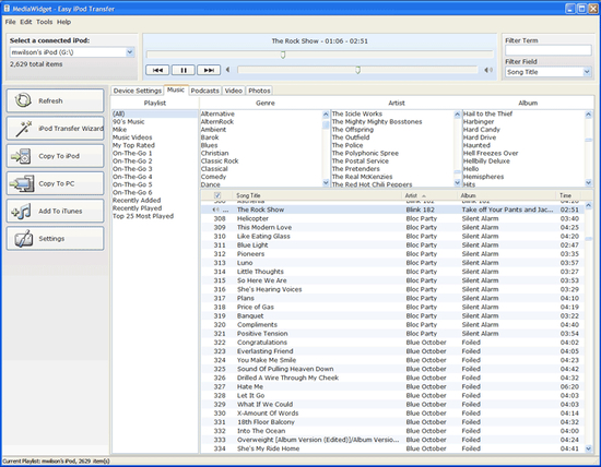 MediaWidget iPod Transfer Pro 2009