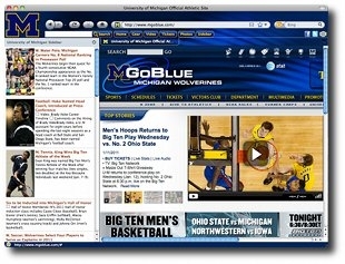 Michigan University Firefox Theme