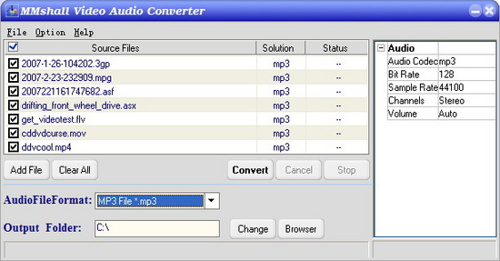 MMshall Video Audio Converter