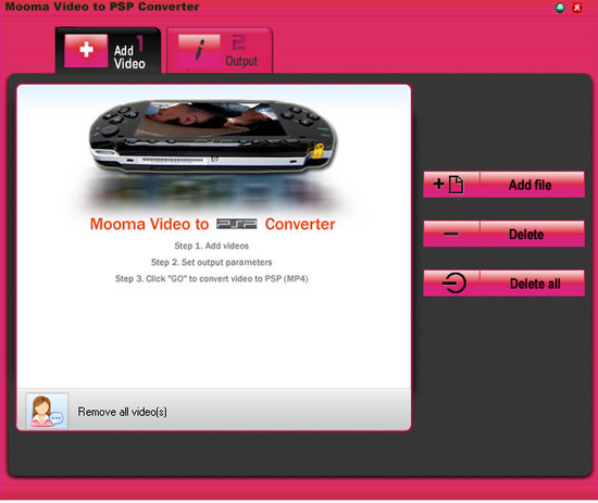 Mooma Video to PSP Converter