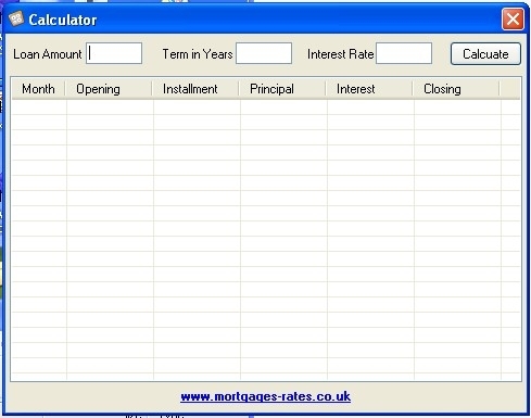 Mortgage Repayment Calculator UK