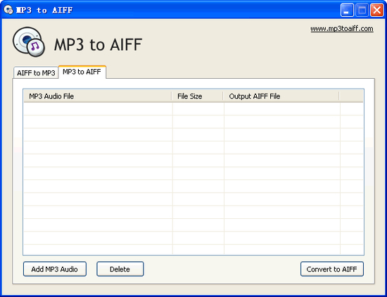 MP3 to AIFF