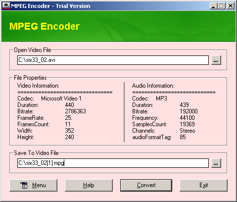 MPEG ENCODER