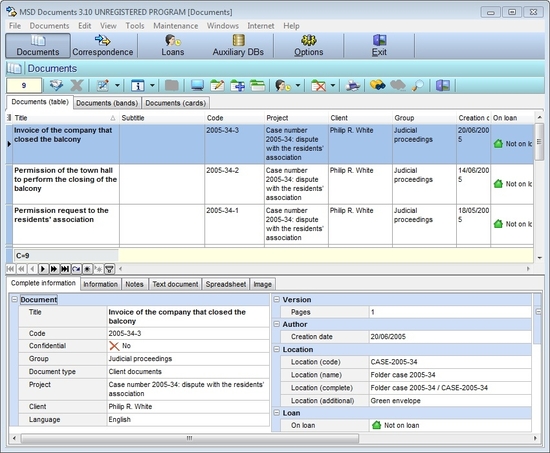 MSD Documents Multiuser