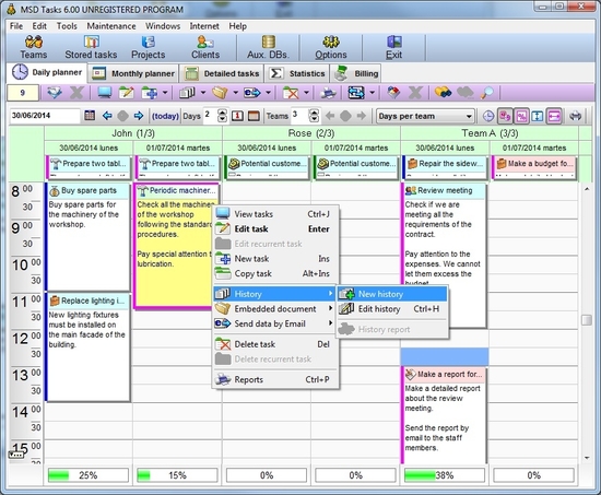 MSD Tasks Multiuser