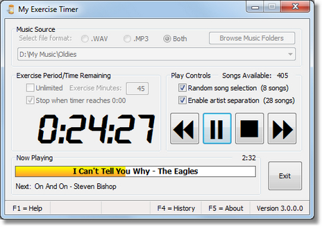 My Exercise Timer
