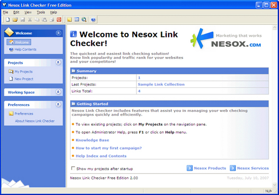 Nesox Link Checker Professional Edition