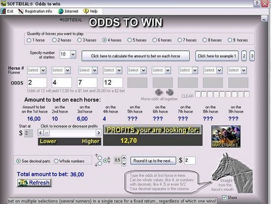 Odds-to-win horse racing