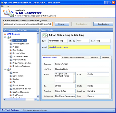 OE Contacts to Outlook